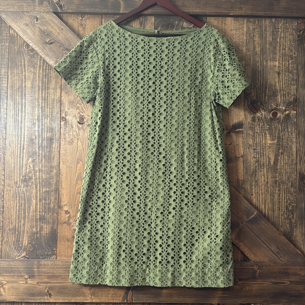 KATE SPADE Havana Eyelet Shift Dress - Picture 3 of 7